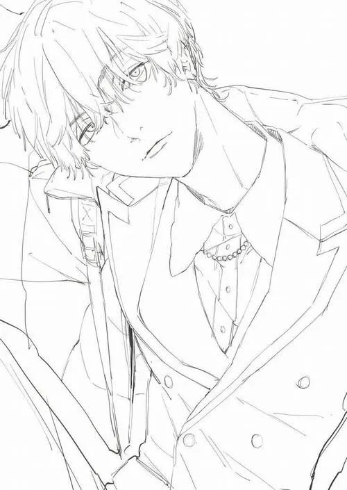 15 Tô màu vui anime boy quyền lực khí chất rõ nét