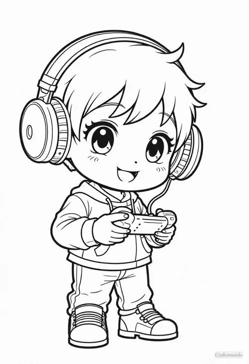 16 Hình tô màu chàng trai anime phong cách cool đầy khí chất mạnh