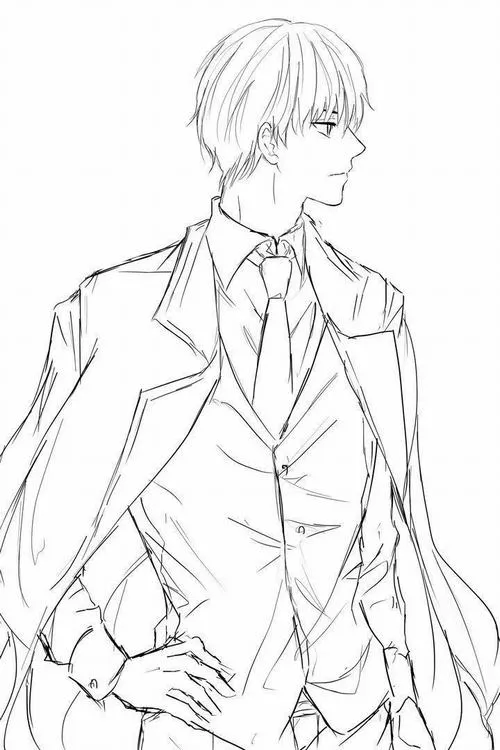 2 Bộ tranh tô màu anh chàng anime ma lực cực ngầu