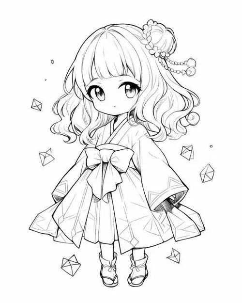 18 Cách tô anime chibi mắt to tròn đáng yêu