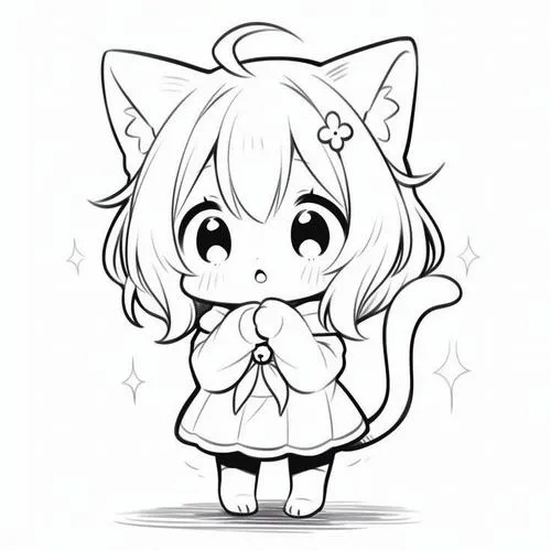 3 BST 70+ Tranh tô màu Anime Chibi và bí quyết tô mắt long lanh má hồng đáng yêu