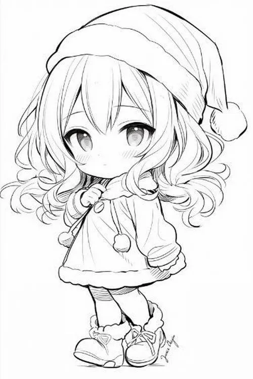 33 Tải tranh tập tô anime chibi cho bé vui học