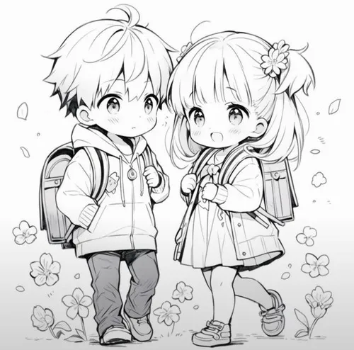 In hình tập tô anime cute khuôn mặt xinh phúng phính