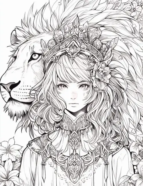 Hình anime girl phong cách chiến binh mang khí chất mạnh nổi bật trong từng nét