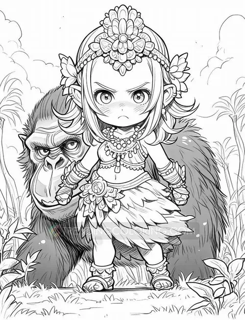 Tập tô anime girl bí ẩn có vòng cổ ma lực tạo cảm hứng vẽ mỗi ngày