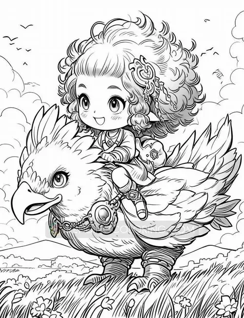 Cùng bé tô anime girl quyền lực với mái tóc bay mềm đẹp như phim hoạt hình