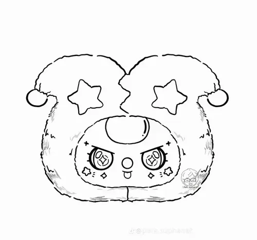 4 Trang tô màu Baby Three Song Tử tươi sáng hoạt bát