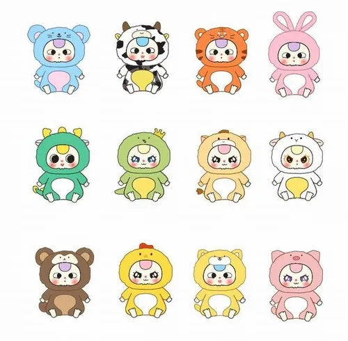 1 Tranh tô màu Baby Three mắt lé ngộ nghĩnh với tông pastel nhẹ