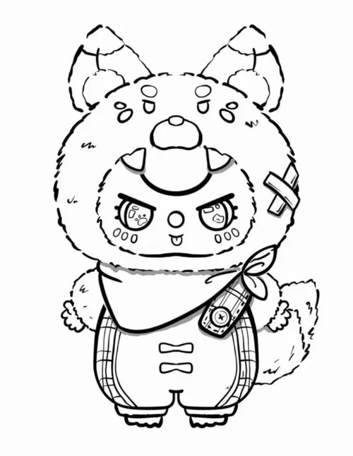 43 Hình tô màu Baby Three series Dreamy nhiều chi tiết thú vị