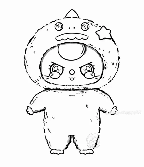 17 Hoạt động tô màu Baby Three phong cách hộp mù đang hot