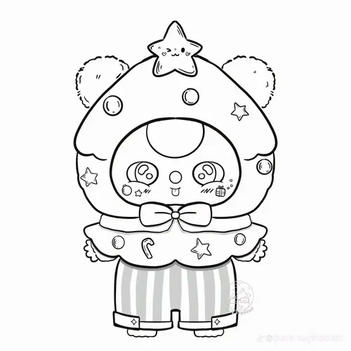 14 In hình tập tô Baby Three mắt lé cưng xỉu giúp bé tập trung tốt