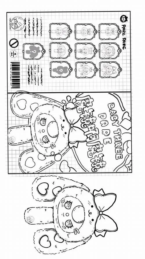 13 Giờ chơi vui với tranh tô màu Baby Three gương thần