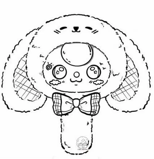 1 Tải 15 Tranh tô màu Baby Three gương thần free dễ thương cho bé mê Blind Box