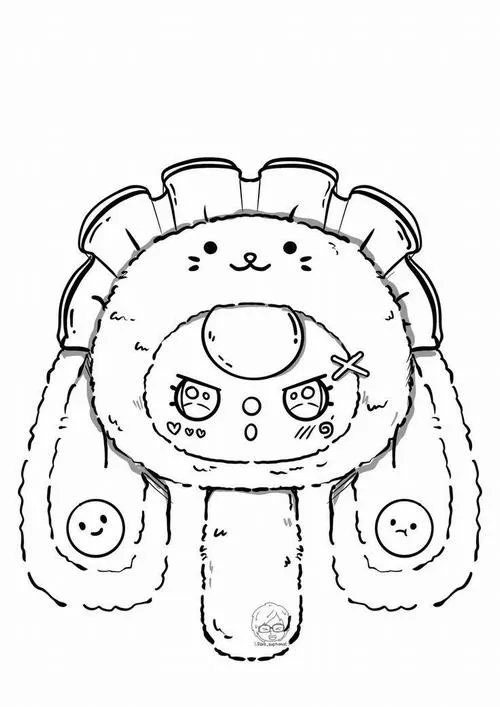 4 Tranh Baby Three gương thần nét tròn xinh cho bé tập tô