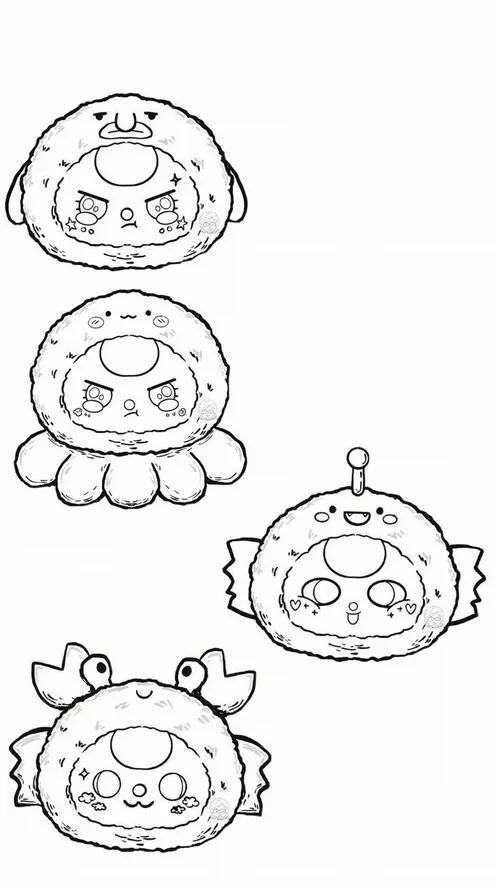 11 Bức tranh tô Baby Three ôm cua nhỏ cực cưng cho bé 3 tuổi