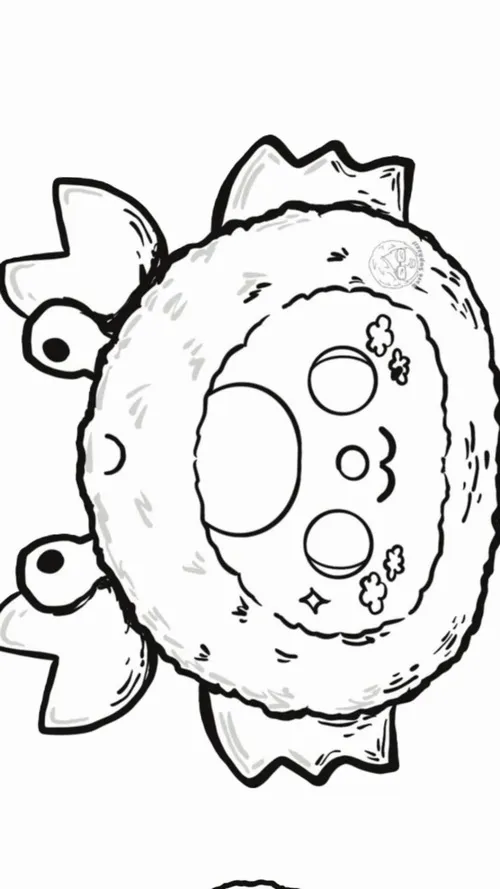 15 Trang tô màu Baby Three với vây cá mập và càng cua siêu cưng cho trẻ nhỏ