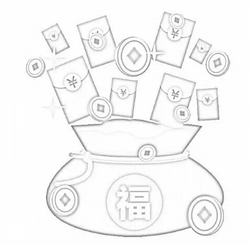 17 In hình tập tô bao lì xì viền vàng bé phối màu thoải mái cho trẻ 4 tuổi