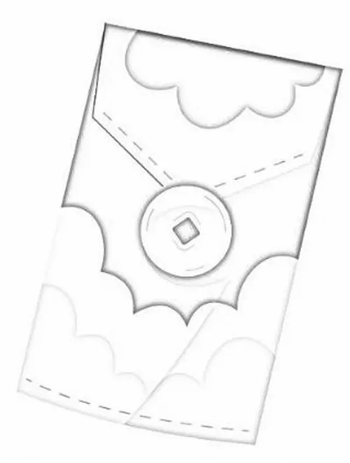 18 Tải tranh tập tô bao lì xì nền đỏ may mắn