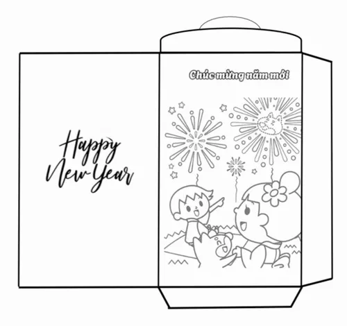 3 Hoạt động tô màu bao lì xì giúp bé hiểu phong tục Tết