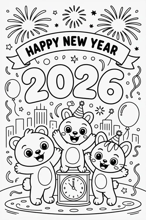 4 Tranh tô bao lì xì giúp bé hiểu may mắn ngày xuân