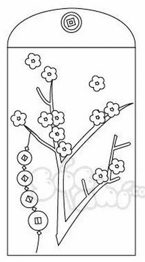 7 Tô màu bao lì xì giúp trẻ khám phá ý nghĩa chúc Tết