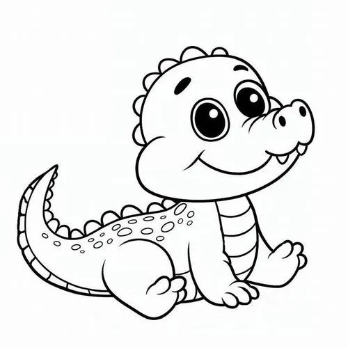 Tranh cá sấu cười tươi giúp bé rèn tay khéo léo