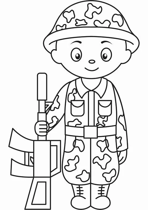 In hình tập tô quân nhân đứng gác kỷ luật nghiêm trang