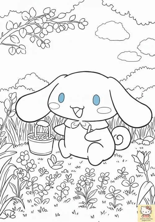 9 Bộ tranh tô màu Cinnamoroll dễ thương cho bé 4 tuổi