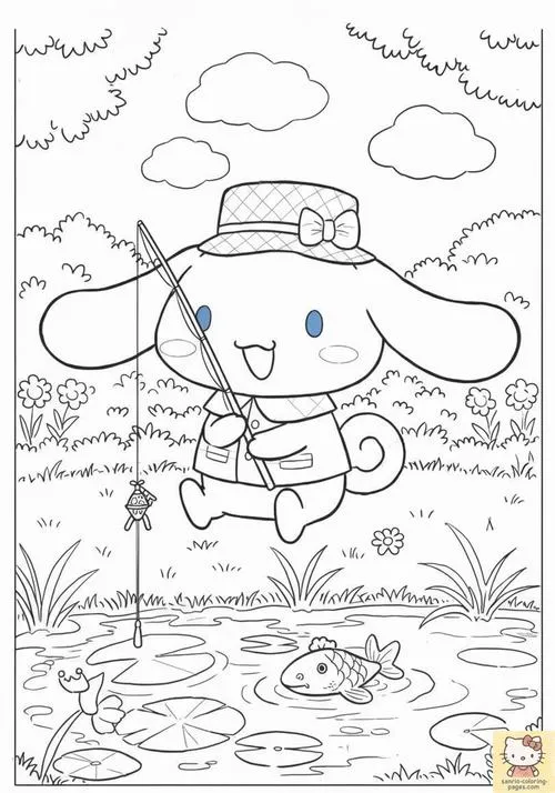 10 Hình tô Cinnamoroll đôi tai dài nhìn ngây thơ xinh xinh