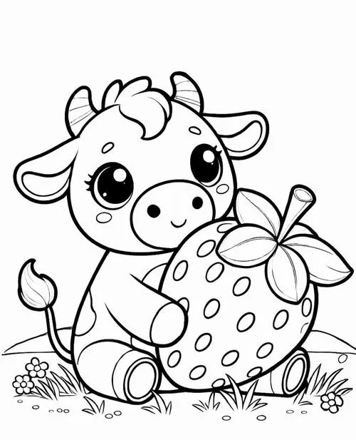 Tô màu bò sữa vừa học vừa chơi cả buổi không chán