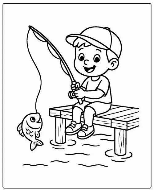 Hoạt động tô màu cá hề sống giữa rạn san hô nhiều màu