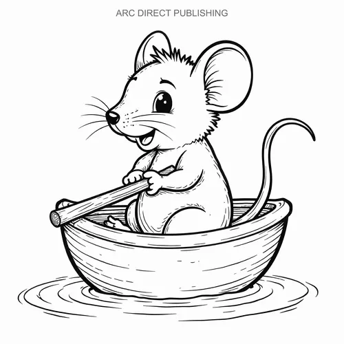 Bộ tranh chuột tí hon giúp bé luyện tay và sáng tạo