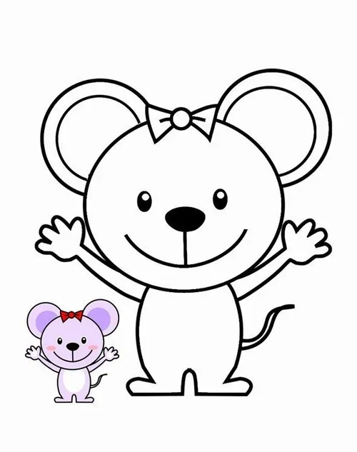 Trang tập tô chuột nhắt bụng trắng lấp lánh ánh màu