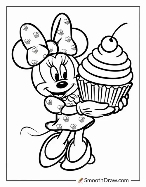 Tranh tô màu chuột Mickey hoạt hình cho giờ chơi của bé thêm vui