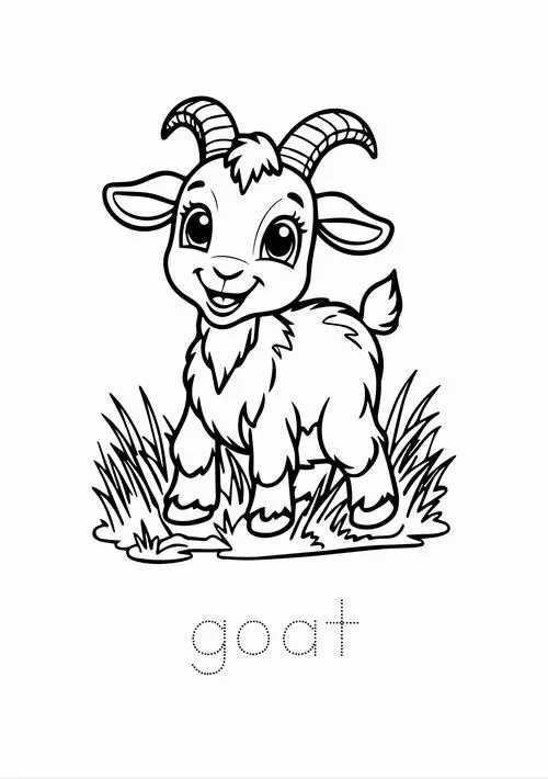 Tải tranh tập tô dê nhỏ gần gũi làng quê thân quen