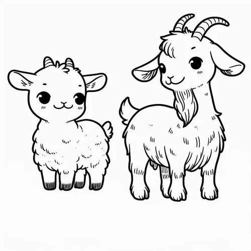Trẻ học tô màu dê con phù hợp trẻ nhỏ cho trẻ 6 tuổi