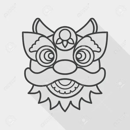 Tranh tô con lân và ông địa tạo không khí Trung thu tại nhà