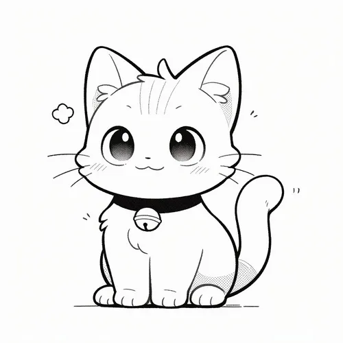 80+ Tranh Tô Màu Con Mèo đơn giản cute nhiều phong cách cho bé phát triển sáng tạo