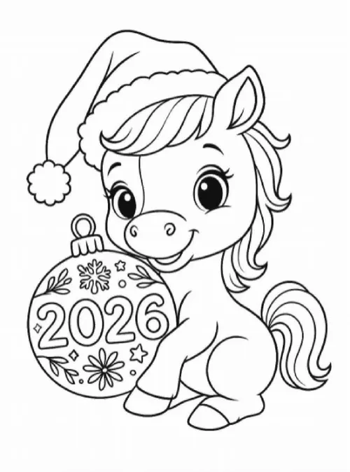 15 Tô màu con ngựa cùng bé để kể chuyện năm Bính Ngọ thật sinh động