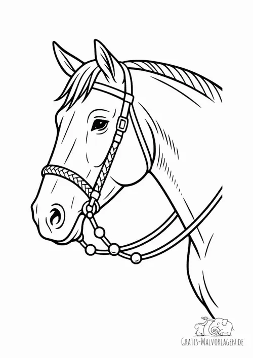 28 Hình tô màu con ngựa lông trắng nổi bật giữa nền xuân