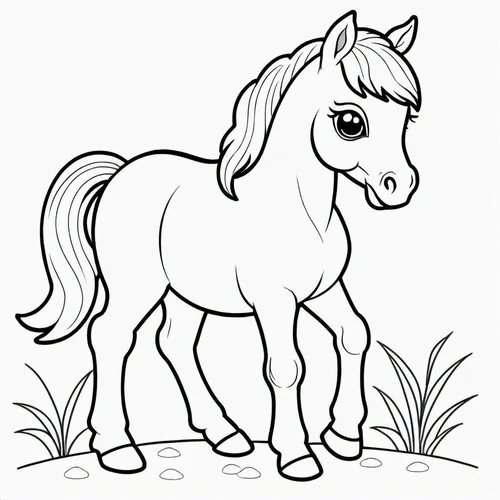 25 Hoạt động tô màu ngựa con mang hơi thở Bính Ngọ