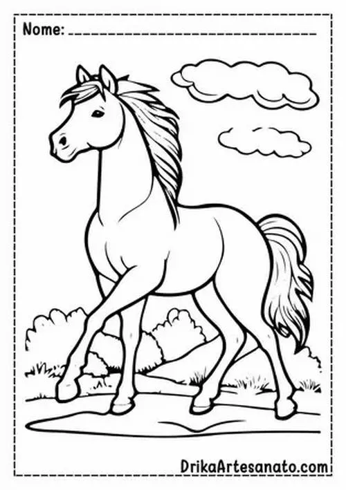 53 Mẫu tranh tô màu ngựa chibi biểu cảm hiền