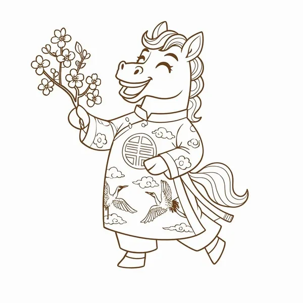 11 Hoạt động tô màu ngựa con giúp trẻ cảm nhận không khí Tết