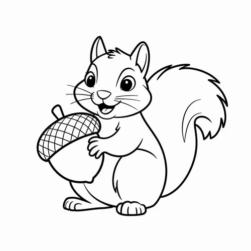 15 Tập tô con sóc đuôi dài kích thích sự sáng tạo tự nhiên của bé