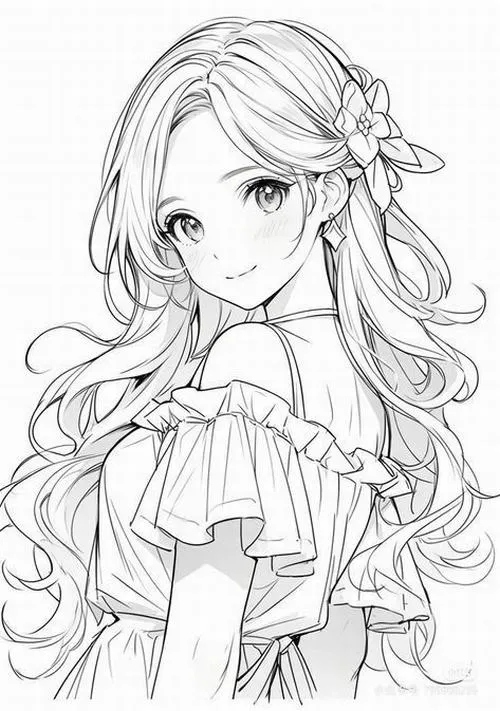 27 Hoạt động tô màu công chúa anime cho trẻ 4 tuổi