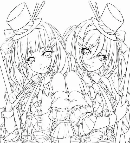 34 Tải tranh tập tô công chúa anime cho bé 5 tuổi