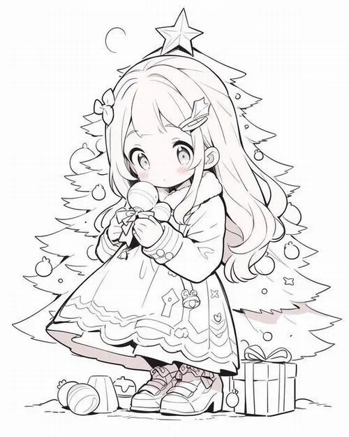 Bộ tranh tô màu công chúa chibi học tô màu cute