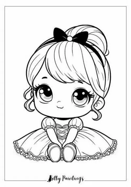 Gợi ý tô màu váy dạ hội Lọ Lem đơn giản mà sang cho bé