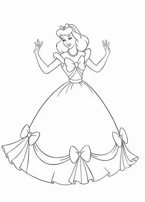 Tô màu công chúa Lọ Lem váy dạ hội lấp lánh cùng bé cuối tuần