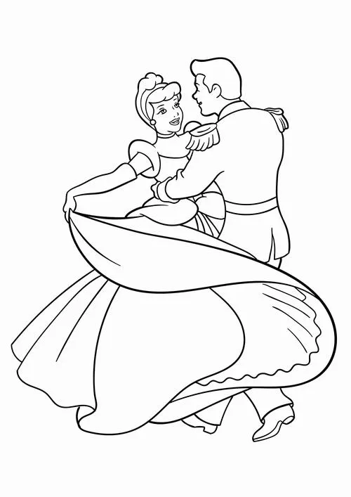 Hoạt động tô màu công chúa giày thủy tinh lung linh cute